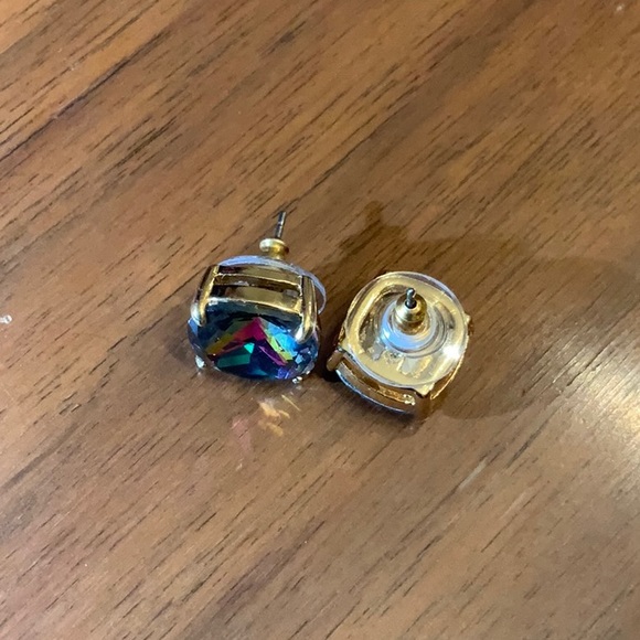Kate Spade Gold multicolour stud earrings - Picture 3 of 3